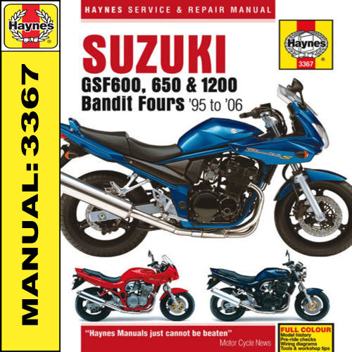New Haynes Manual For Suzuki Gsf